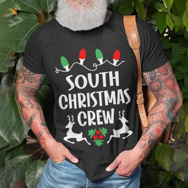 South Name Gift Christmas Crew South Unisex T-Shirt Gifts for Old Men