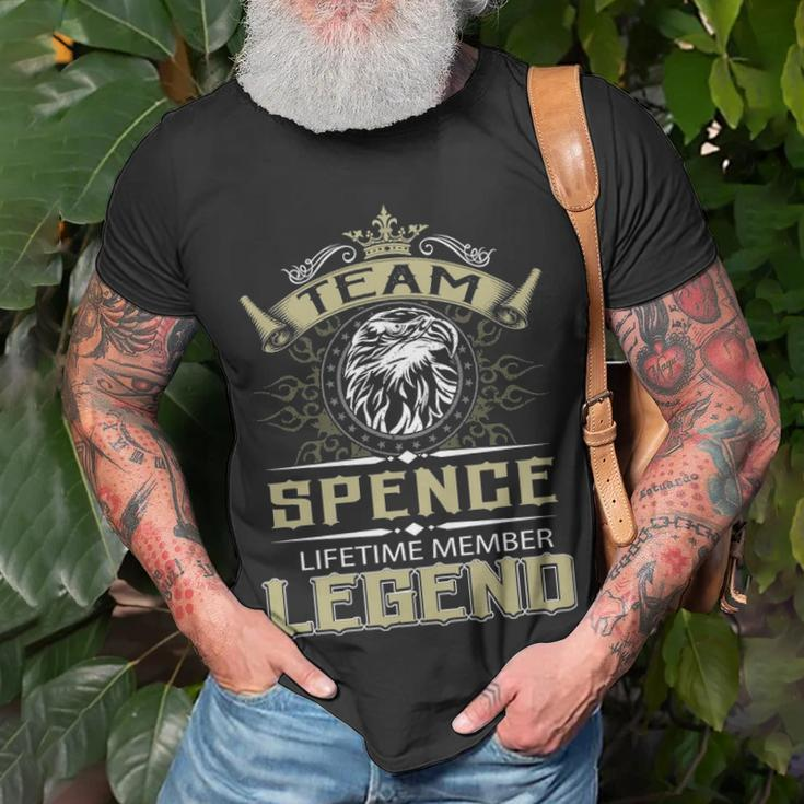 Spence Name Gift Team Spence Lifetime Member Legend Unisex T-Shirt Gifts for Old Men