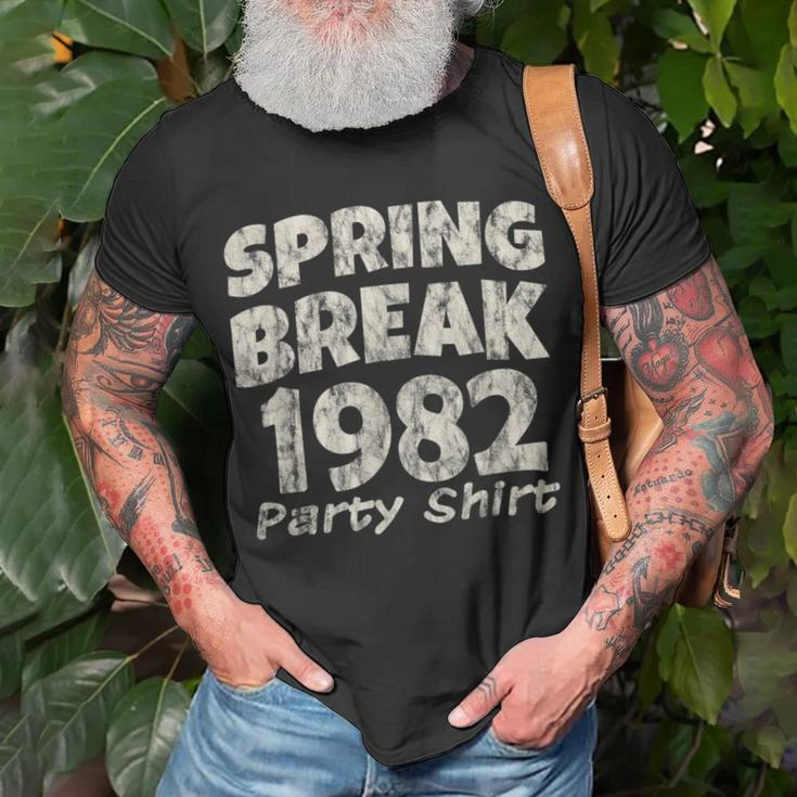 Spring Break Party 1982 Partying Vintage Unisex T-Shirt Gifts for Old Men
