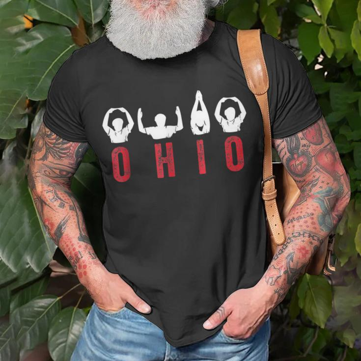 State Of Ohio Cute Proud To Be Ohioan Home Letters Root Unisex T-Shirt Gifts for Old Men