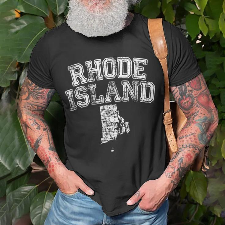 State Of Rhode Island Ri- Home Pride Hometown Unisex T-Shirt Gifts for Old Men