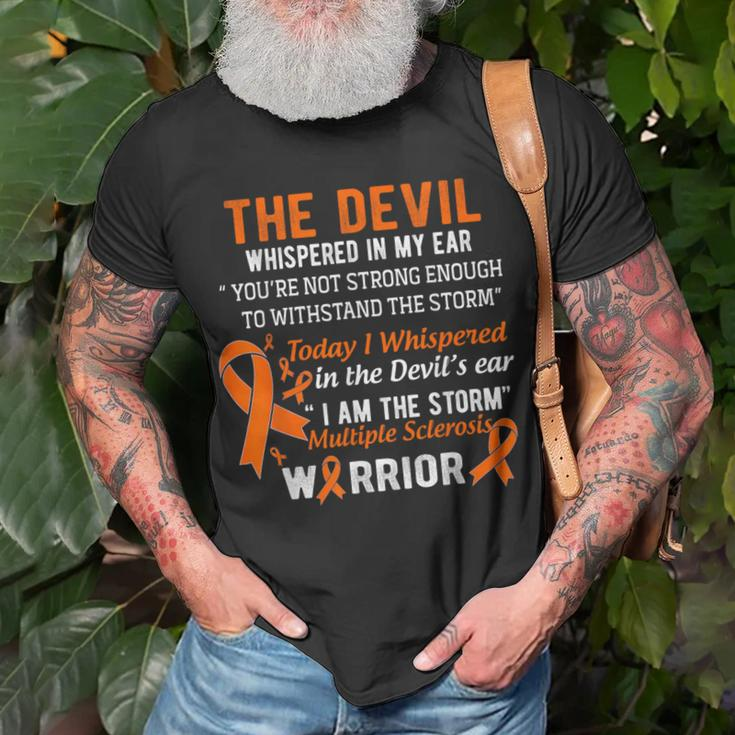 I Am The Storm Multiple Sclerosis Warrior T-Shirt Gifts for Old Men