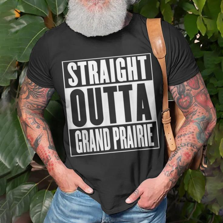 Straight Outta Grand Prairie T-Shirt Gifts for Old Men