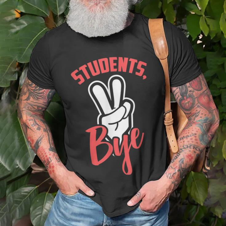 Students Bye Last Day Of School Graduation 2019 Unisex T-Shirt Gifts for Old Men