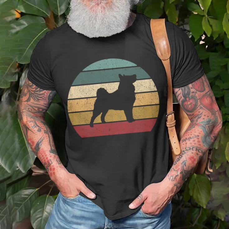 Swedish Lapphund Retro Vintage 70S 80S Style T-Shirt Gifts for Old Men