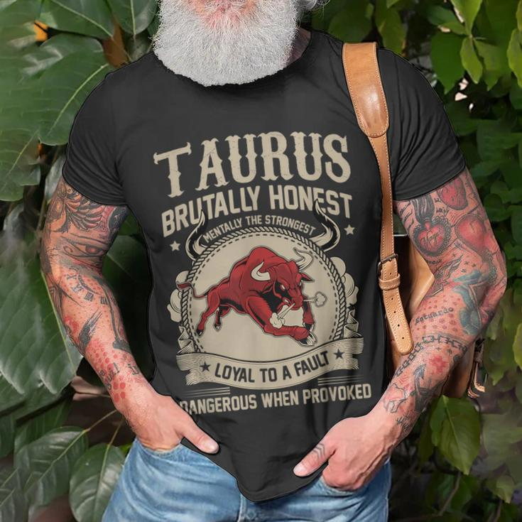 Taurus Bull Loyal To A Fault T-Shirt Gifts for Old Men