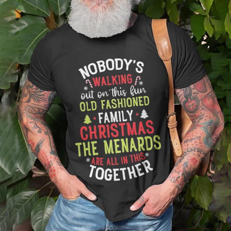 The Menards Name Gift The Menards Christmas Unisex T-Shirt Gifts for Old Men