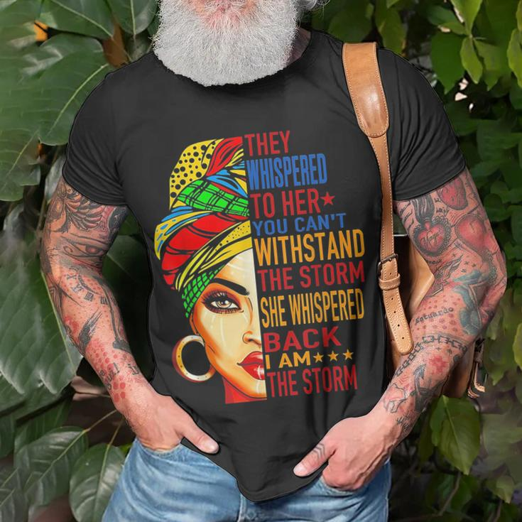 They Whispered To Her Melanin Queen Lover Gift Unisex T-Shirt Gifts for Old Men