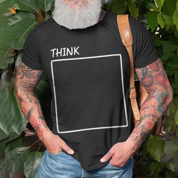 Think Outside The Box New Perspective T-Shirt Gifts for Old Men