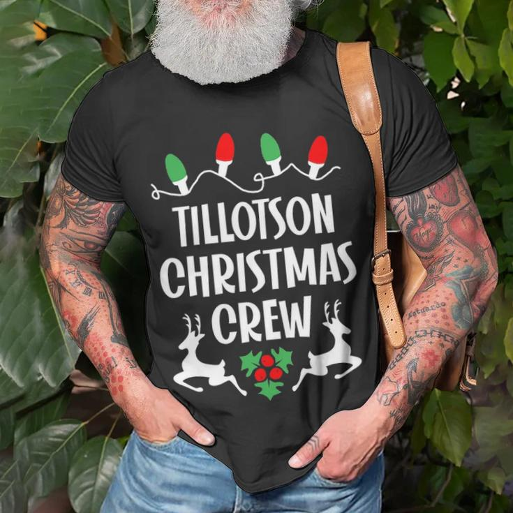 Tillotson Name Gift Christmas Crew Tillotson Unisex T-Shirt Gifts for Old Men