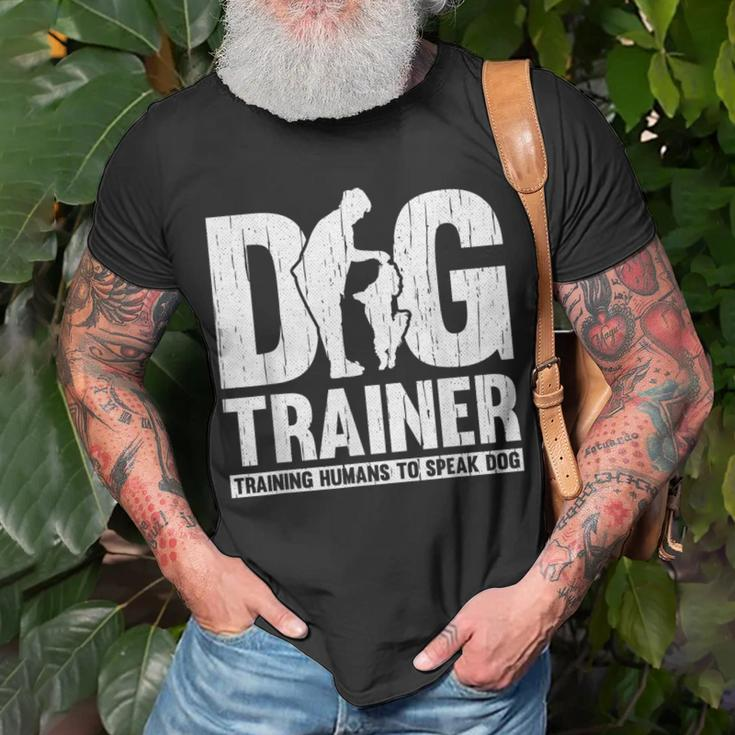 Training Animal Behaviorist Dog Trainer T-Shirt Gifts for Old Men