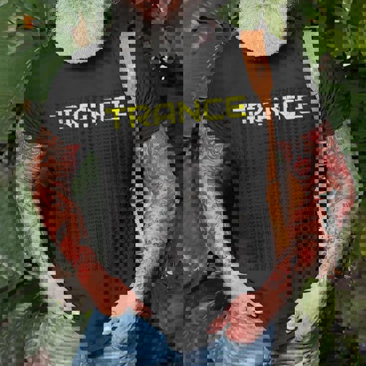 Trance Family House Techno Edm Rave Trance Music T-Shirt Gifts for Old Men