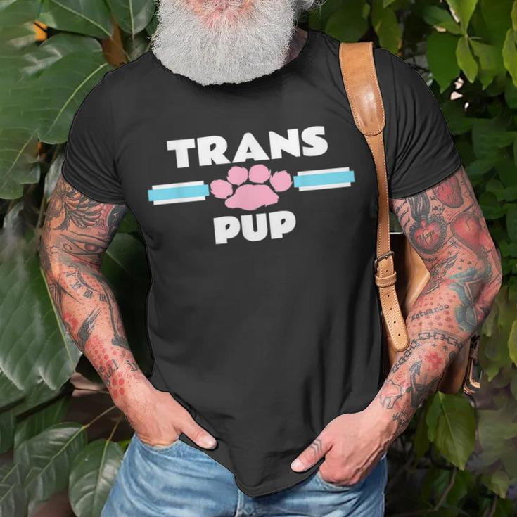 Trans Pup Gay Puppy Play Transexual Transgender Kink Unisex T-Shirt Gifts for Old Men