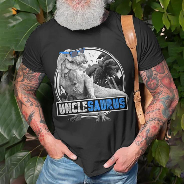 Unclesaurus Rex Dinosaur Uncle Saurus Unisex T-Shirt Gifts for Old Men