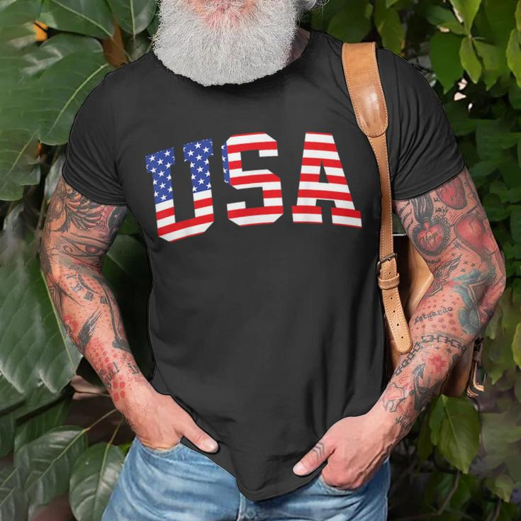 Usa Flag American Flag United States Of America 4Th Of July Usa Funny Gifts Unisex T-Shirt Gifts for Old Men