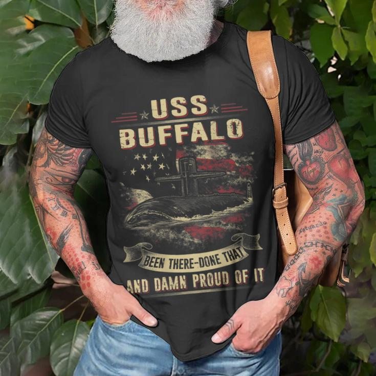 Uss Buffalo Ssn715 Unisex T-Shirt Gifts for Old Men