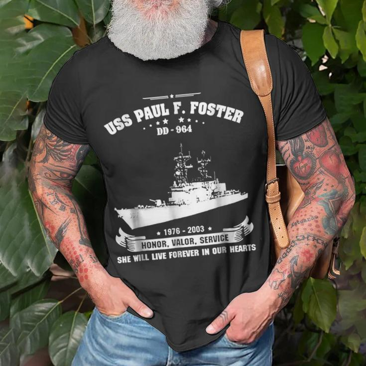 Uss Paul F Foster Dd964 Unisex T-Shirt Gifts for Old Men