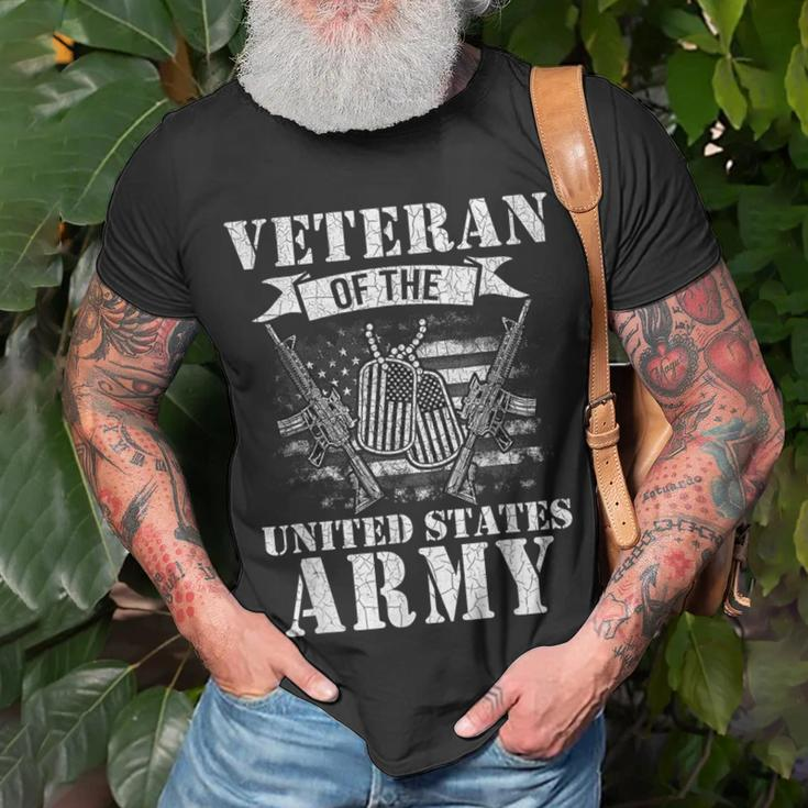 Veteran Of United States Us Army Veteran Father's Day T-Shirt Gifts for Old Men