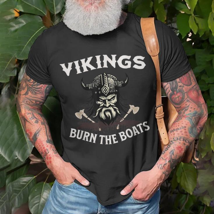 Vikings High School College Sports Motivation Unisex T-Shirt Gifts for Old Men