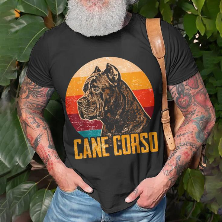 Vintage Cane Corso Lover Italian Dog Pet Cane Corso Unisex T-Shirt Gifts for Old Men