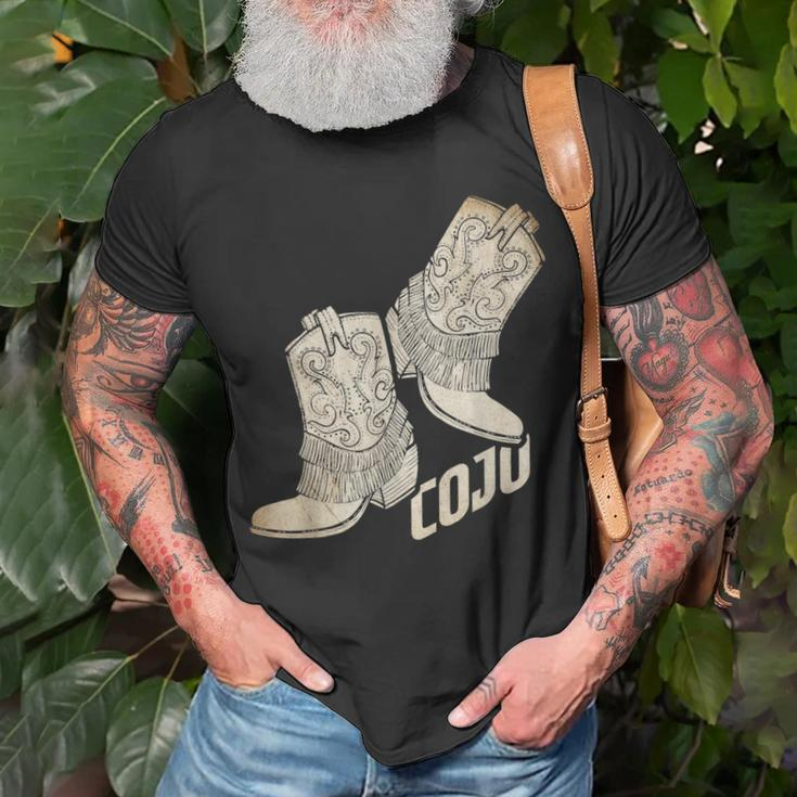 Vintage Cojo Cowboys Boots Western Texas Cowgirl Howdy Unisex T-Shirt Gifts for Old Men