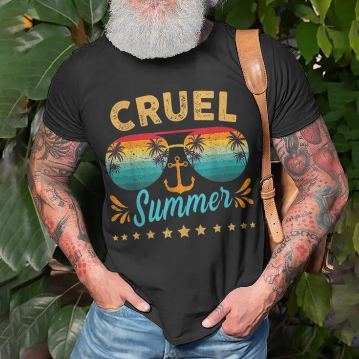 Vintage Cruel Summer Beach Matching Summer Beach Lover T-Shirt Gifts for Old Men