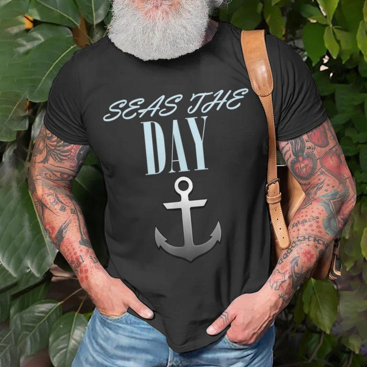 Vintage Sailor Anchor Quote For Sailing Boat Captain Unisex T-Shirt Gifts for Old Men
