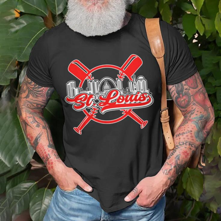 Vintage St Louis Baseball Unisex T-Shirt Gifts for Old Men
