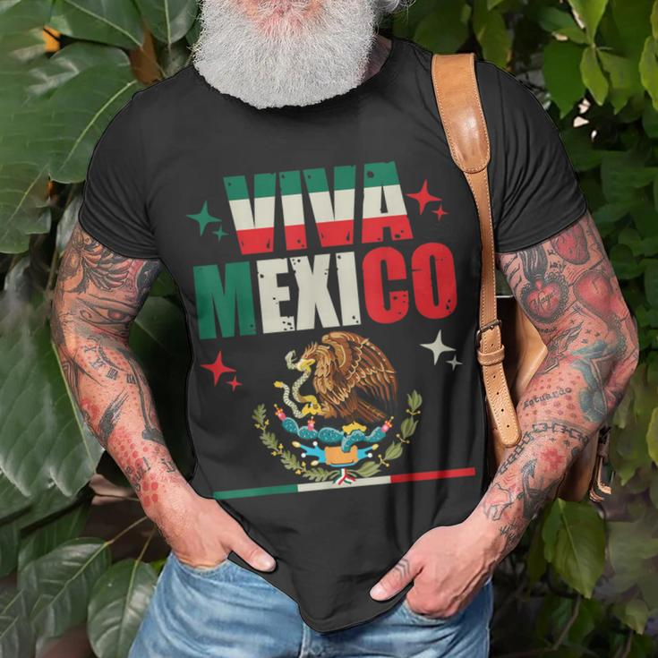 Viva Mexico 16Th September Mexican Independence Day T-Shirt Gifts for Old Men