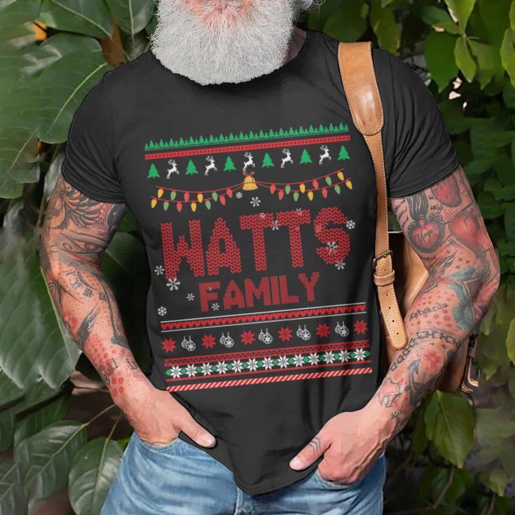Watts Name Gift Watts Family V2 Unisex T-Shirt Gifts for Old Men