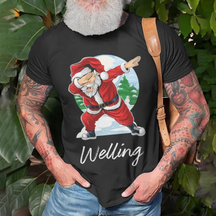 Welling Name Gift Santa Welling Unisex T-Shirt Gifts for Old Men