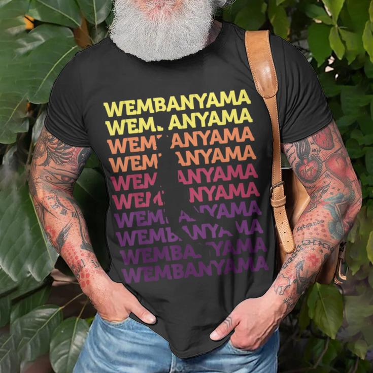 Wembanyama Basketball Amazing Fan T-Shirt Gifts for Old Men