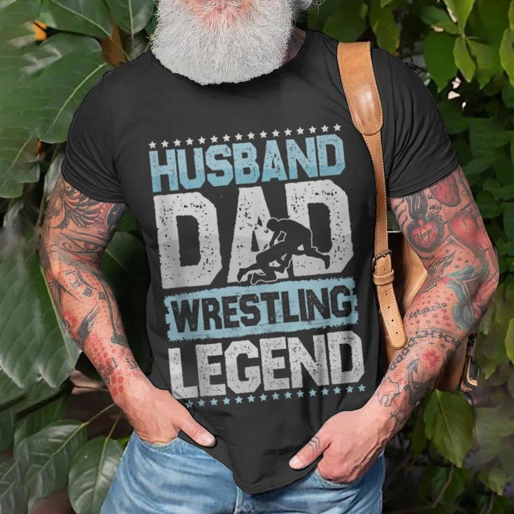 Wrestling Husband Dad Rings Legend Rings Men Gift For Women Unisex T-Shirt Gifts for Old Men