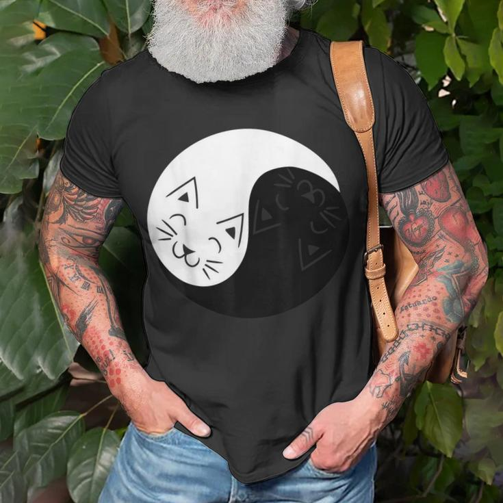 Yin And Yang Cats Cat Animal S T-Shirt Gifts for Old Men