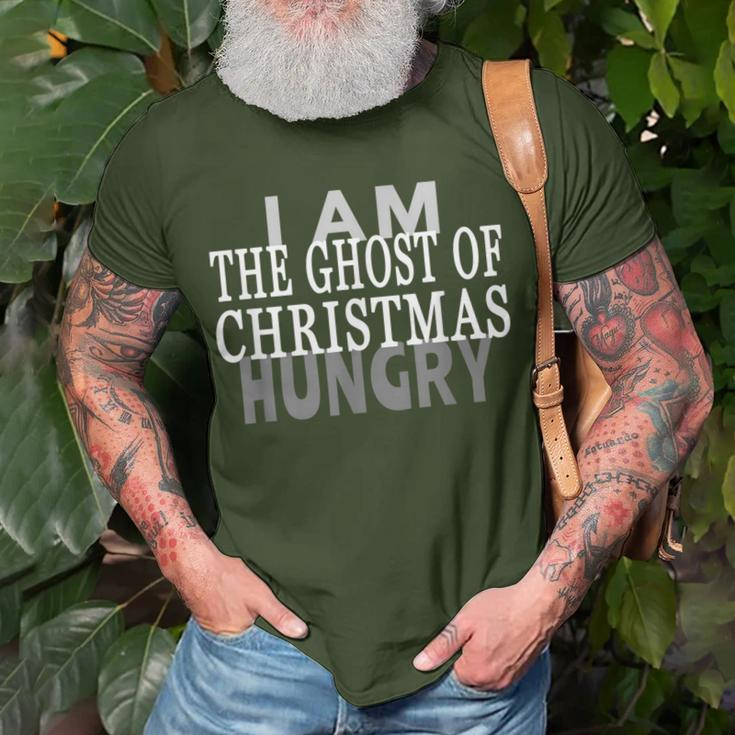 Christmas Carol Ghost Quote Hungry T-Shirt Gifts for Old Men