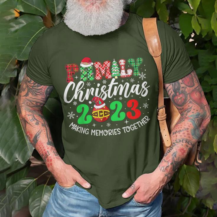 Family Christmas 2023 Making Memories Together T-Shirt Gifts for Old Men