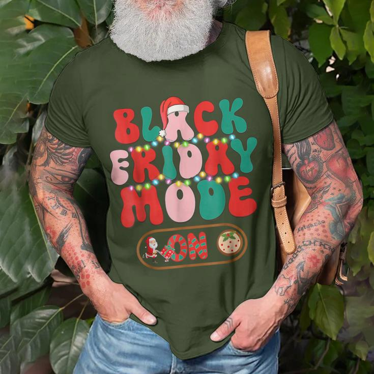 Friday Shopping Crew Mode On Christmas Black Shopping Family T-Shirt Gifts for Old Men