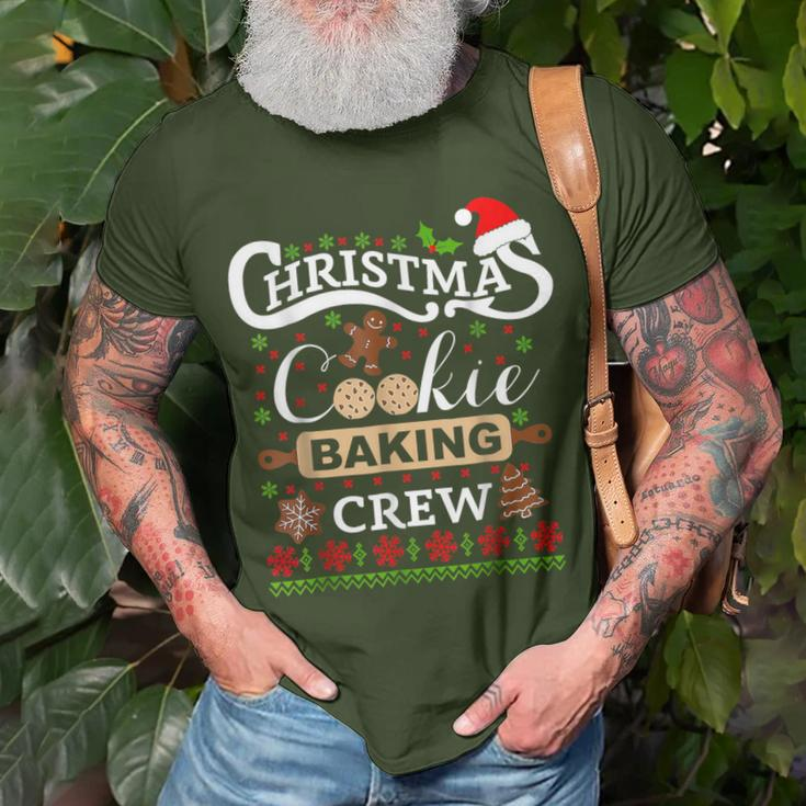 Cookie Exchange Team Xmas Christmas Baking Crew T-Shirt Gifts for Old Men