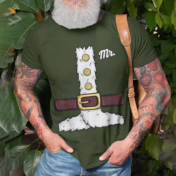 Santa Claus Matching Couples His And Her Mr Mrs Mens T-Shirt Gifts for Old Men