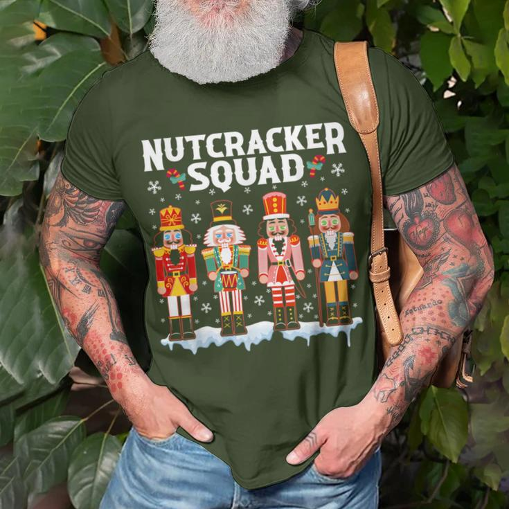 Nutcracker Squad Holiday Christmas Xmas Pajama T-Shirt Gifts for Old Men
