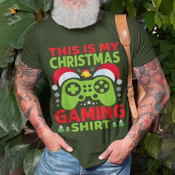 This Is My Video Gaming Christmas Gamer Gaming Xmas T-Shirt Gifts for Old Men