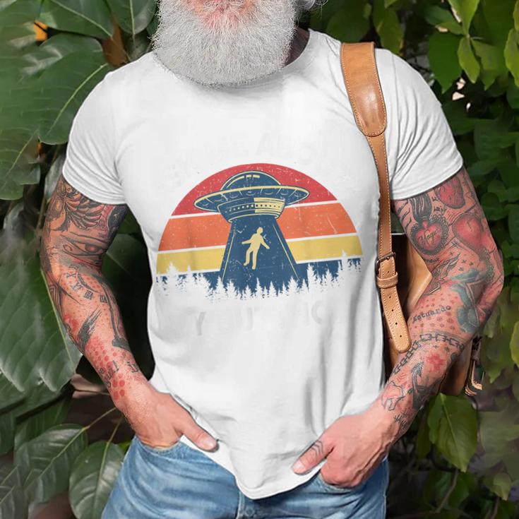 Ask Me About My Butthole Ufo Alien Abduction Vintage T-Shirt | Mazezy