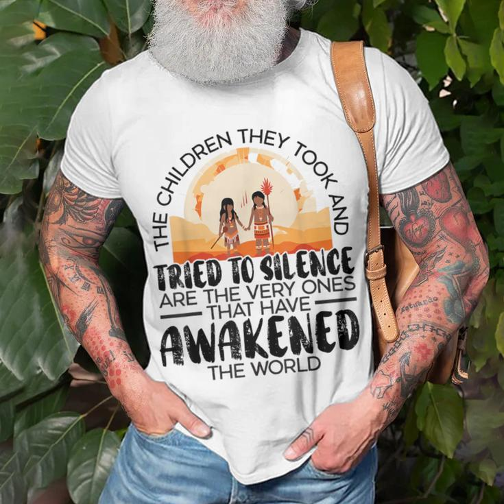 The Children They Took Orange Day Indigenous Children T-Shirt Gifts for Old Men