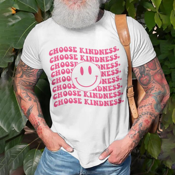 Choose Kindness Pink Smile Face Preppy Aesthetic Trendy T-Shirt