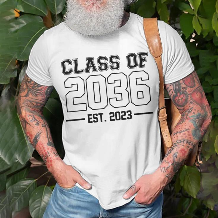 Class Of 2036 Est 2023 Grow With Me Handprints K To 12 Kids Unisex T-Shirt Gifts for Old Men