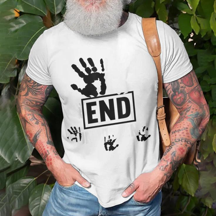 Enough End Gun Violence Awareness Day In June Wear Orange Unisex T-Shirt Gifts for Old Men