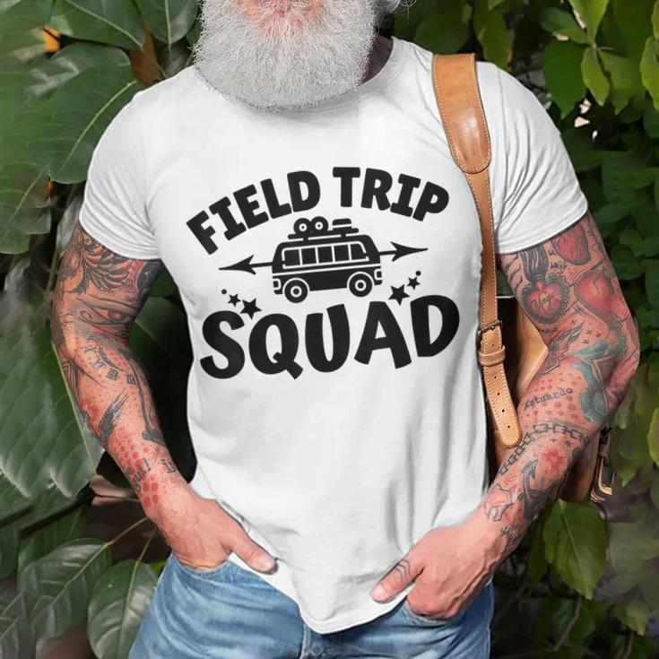 Field Trip Squad Happy Last Day Of School Field Day 2023 Unisex T-Shirt Gifts for Old Men