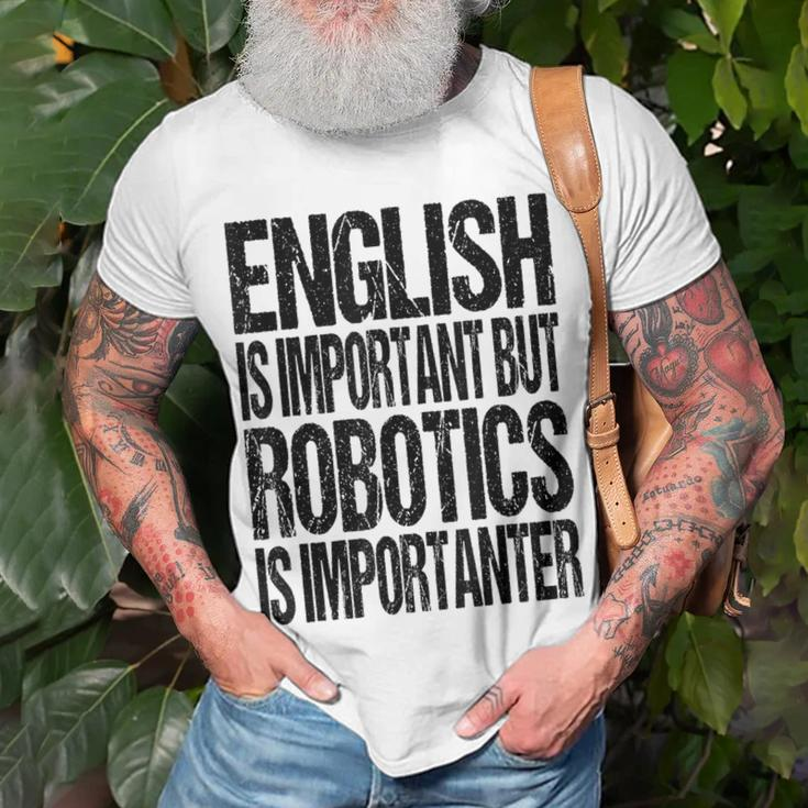 Fun Robotics Lover Saying Robotics Enthusiasts T-Shirt Gifts for Old Men
