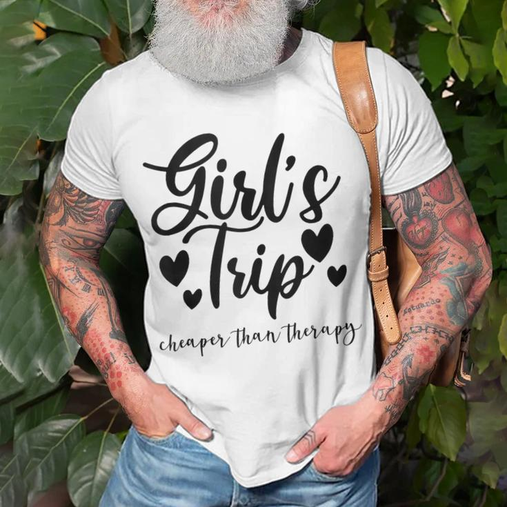 Girls Trip Cheapers Than Therapy Sisters Trip T-shirt Gifts for Old Men