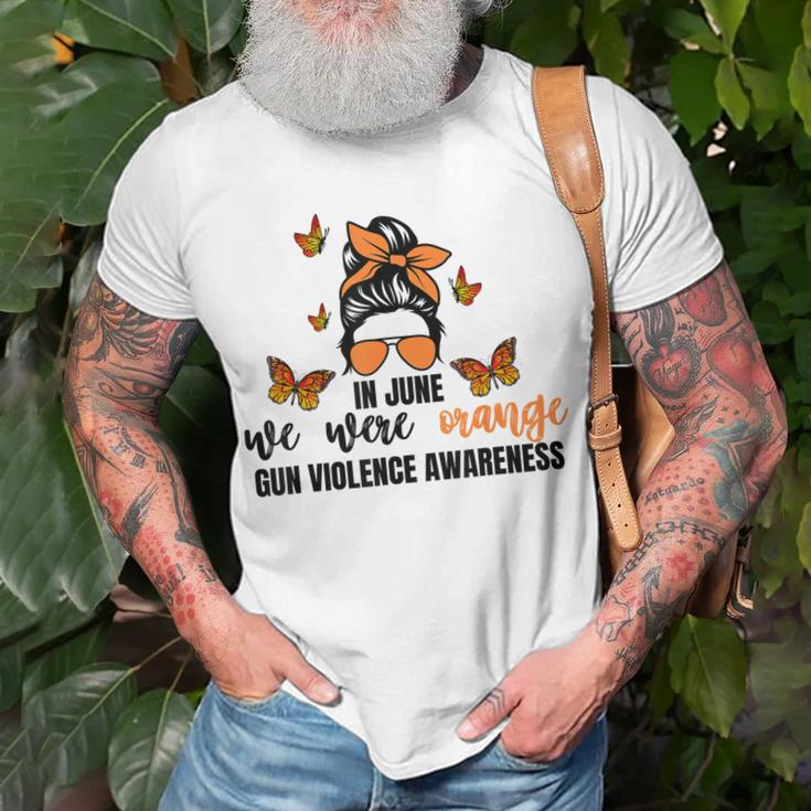 In June We Wear Orange Gun Violence Awareness Day Unisex T-Shirt Gifts for Old Men